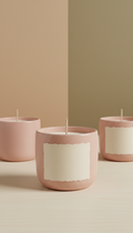 Serene Dawn Soy Candle in Blush Ceramic