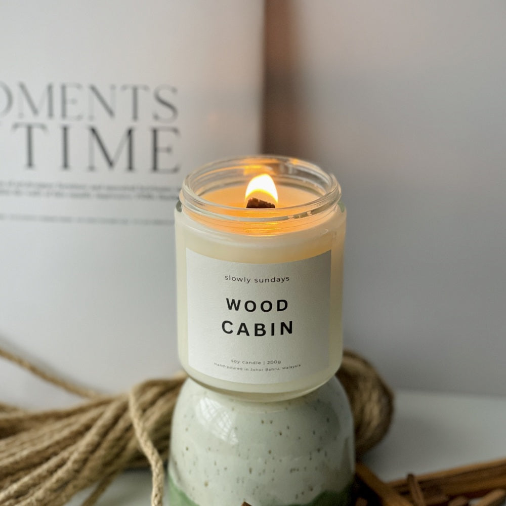 Wood Cabin Soy Candle