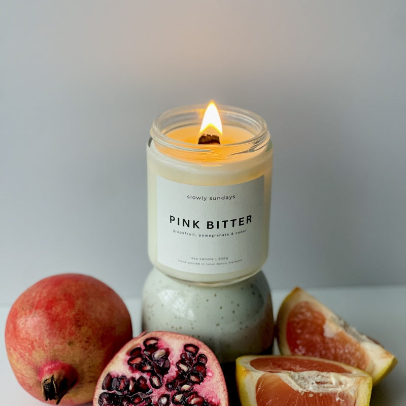 Pink Bitters Soy Candle