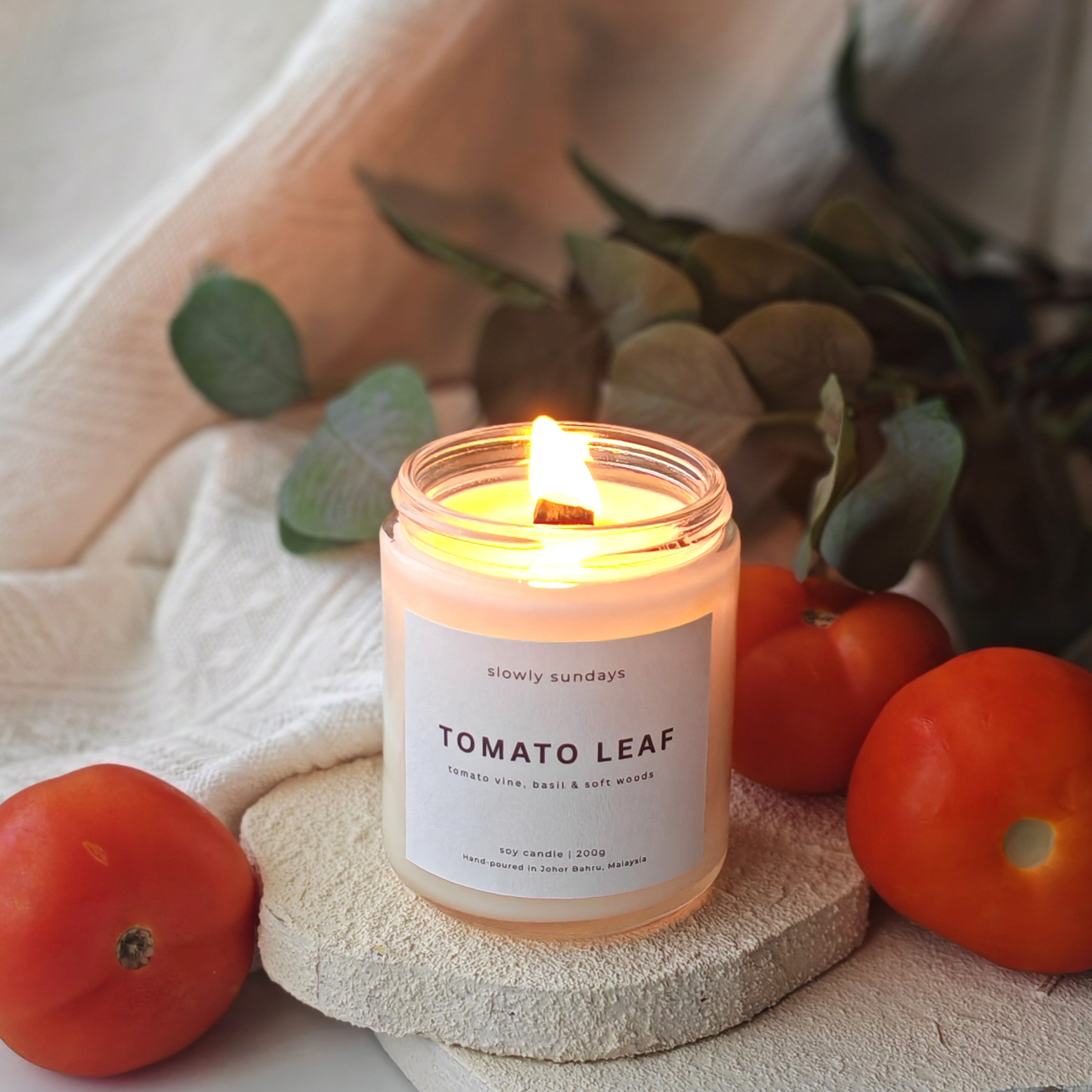 Tomato Leaf Soy Candle